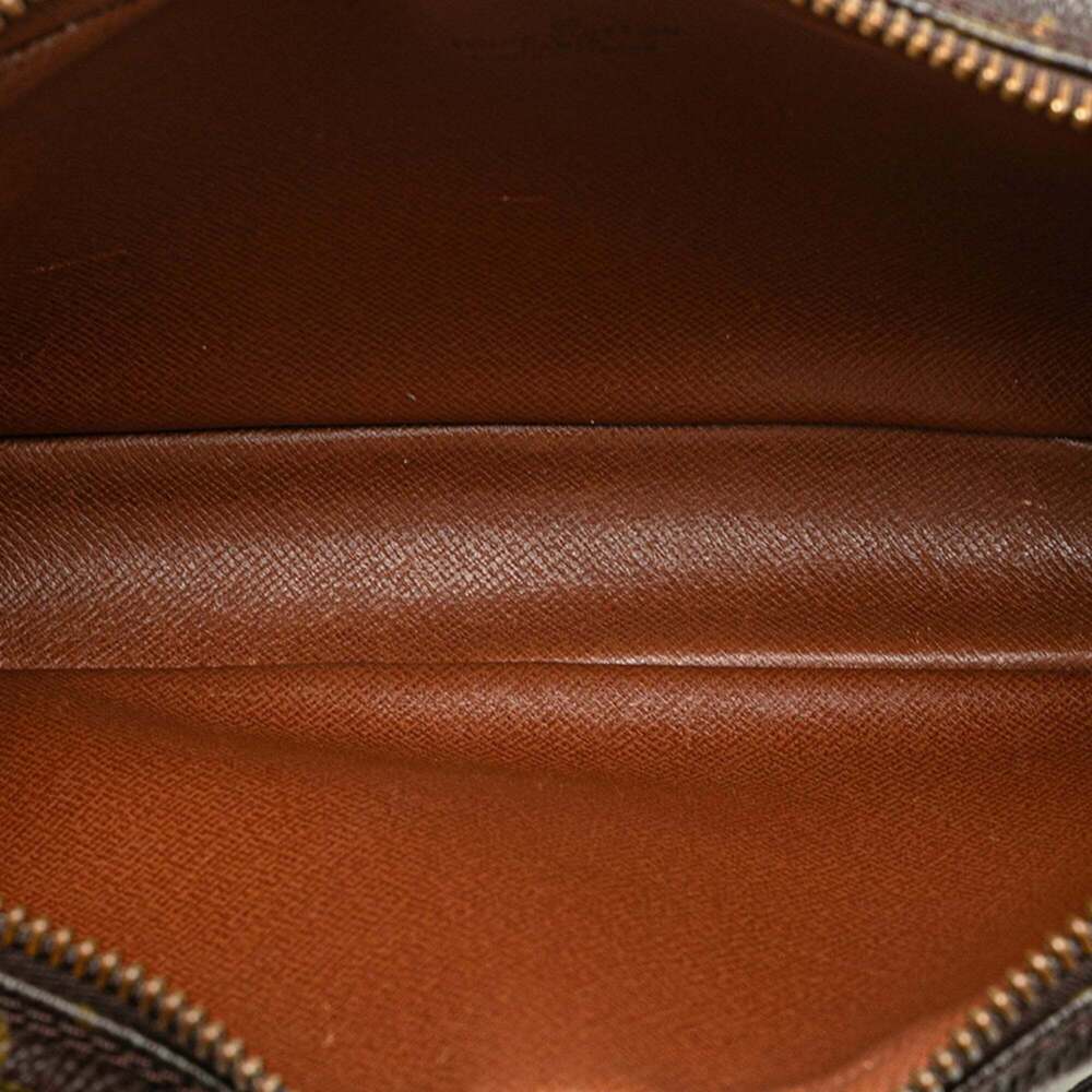 LOUIS VUITTON Authentic Brown Monogram Leather Pochette Shoulder Bag - Picture 7 of 11